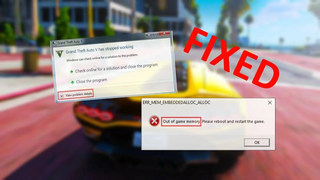 Gta ошибка подключения GTA 5 Mods crashing game after update Fix! Crash fix tutorial Game out of memory