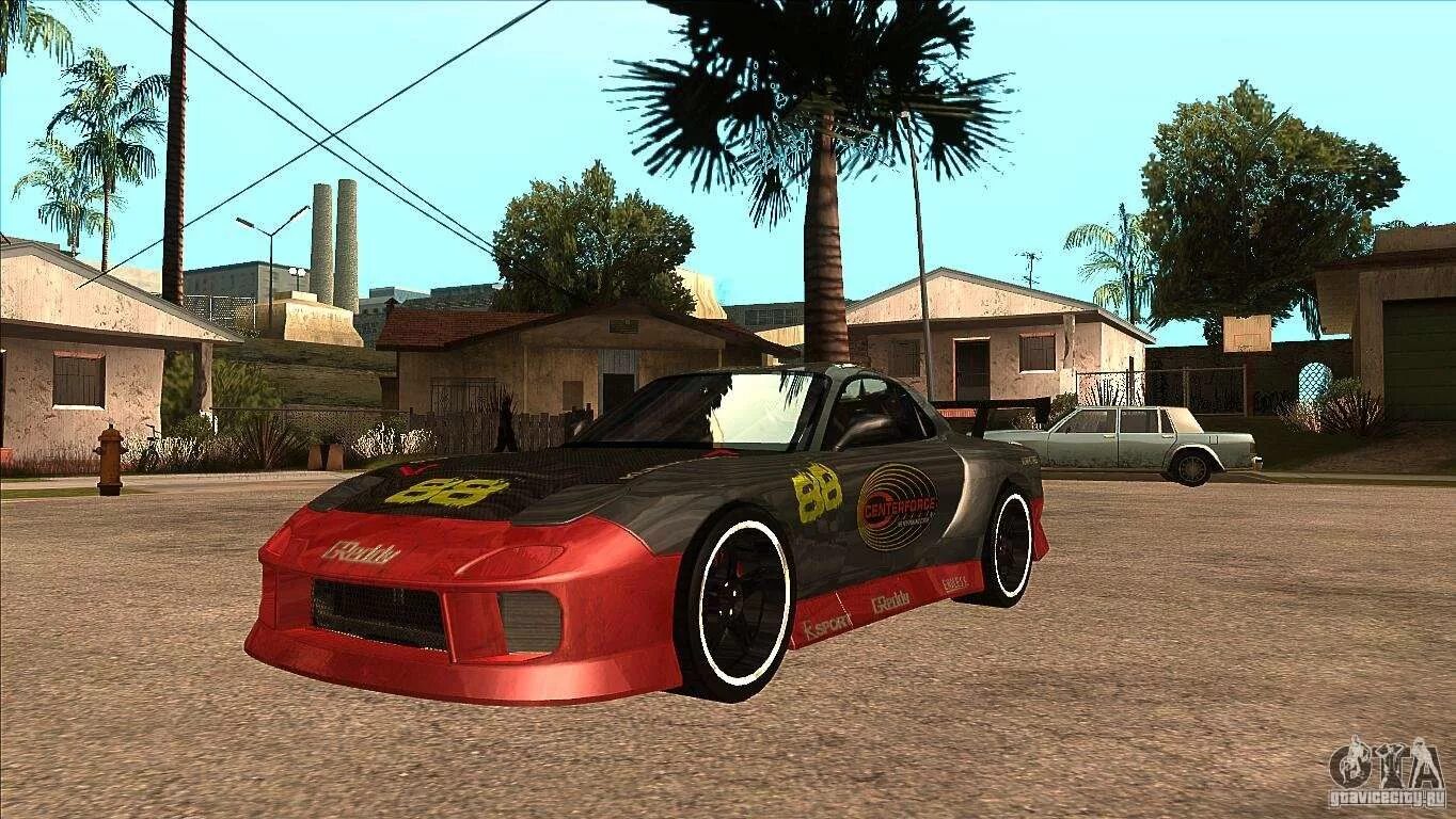 Gta san andreas машины тюнинг Mazda RX7 Tuned для GTA San Andreas