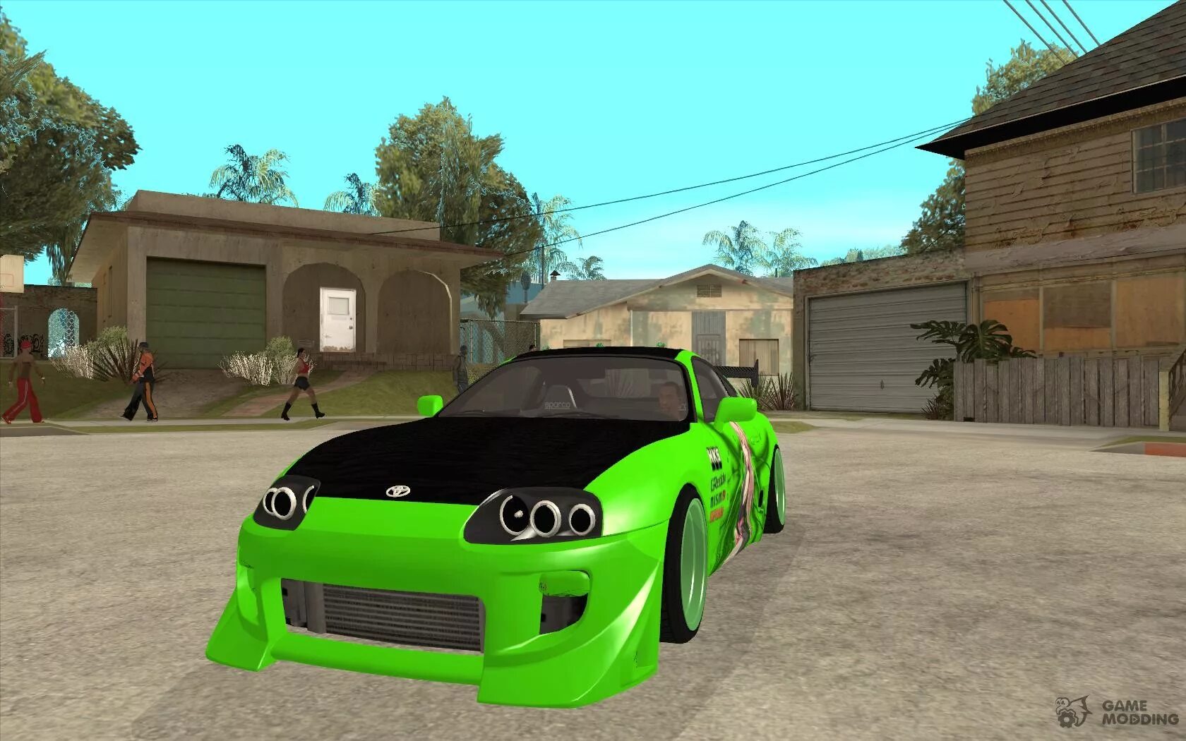 Gta san andreas машины тюнинг Toyota Supra Tuned for GTA San Andreas
