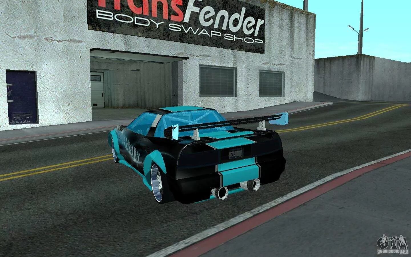 Gta san andreas машины тюнинг Baby blue Infernus для GTA San Andreas