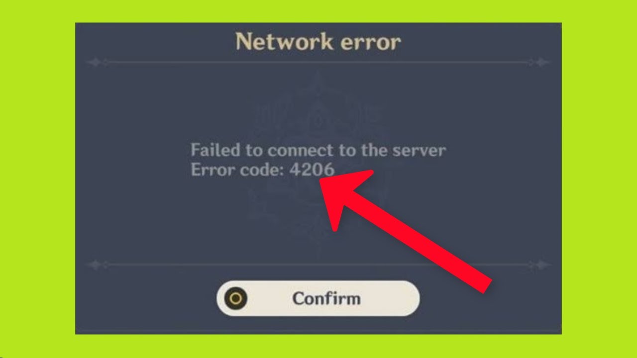 Gtfo ошибка подключения How To Fix - Genshin Impact - Failed To Connect To The Server - Error Code 4206 