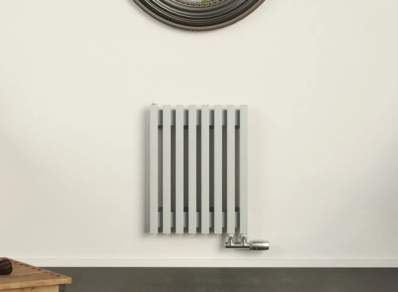 Guardo retta радиаторы подключение Трубчатый радиатор с квадратным профилем 30x30 GUARDO RETTA 3P 500 мм высотой, в