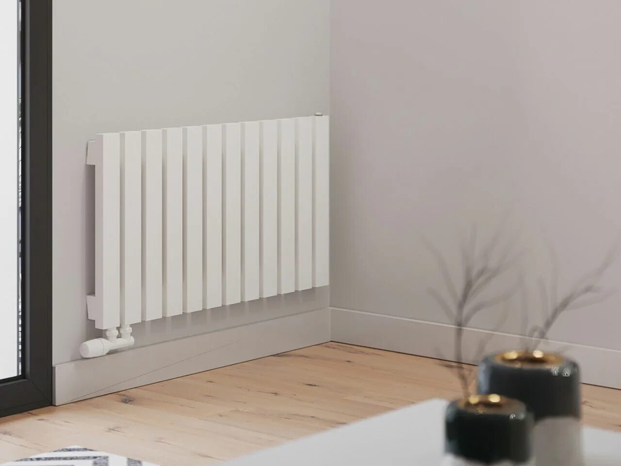 Guardo retta радиаторы подключение Трубчатый радиатор с прямоугольным профилем 30x60 GUARDO RETTA 6SP 500 мм высото