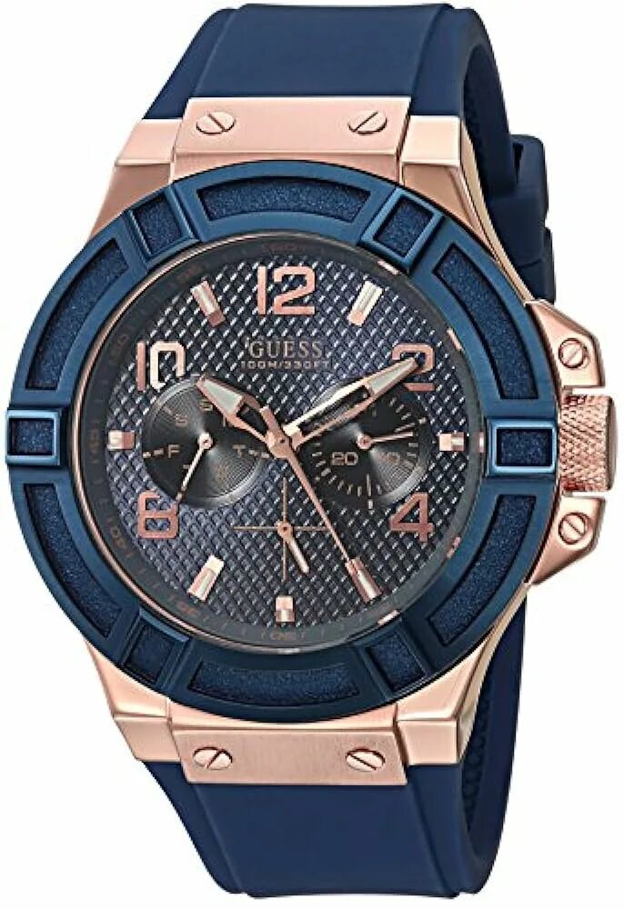 Guess фото часов Купить мужские наручные часы Guess GUESS HERREN 46MM CHRONOGRAPH MINERAL GLAS DA