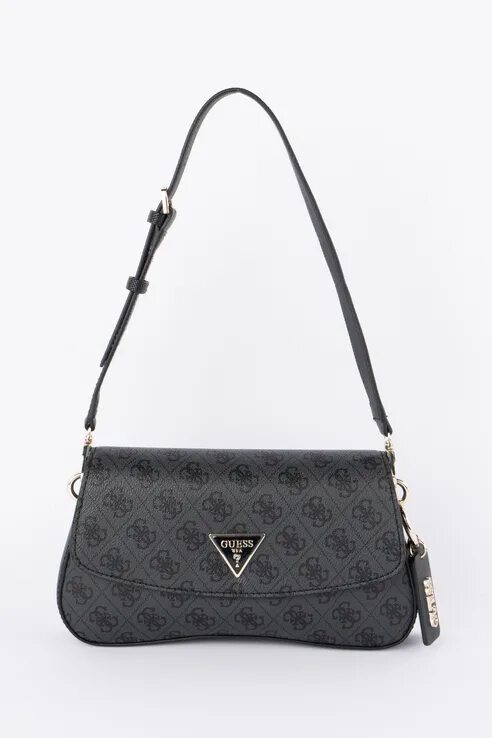 Guess сумочка женская Комплект (брелок+сумка) женский Guess HWBG8377190, черный - купить в Москве, цен