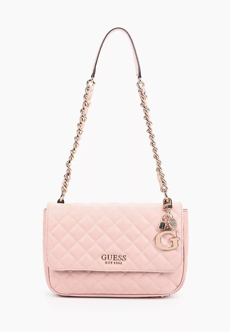 Guess сумочка женская Сумка Guess, цвет: розовый, GU460BWHJIA0 - купить в интернет-магазине Lamoda