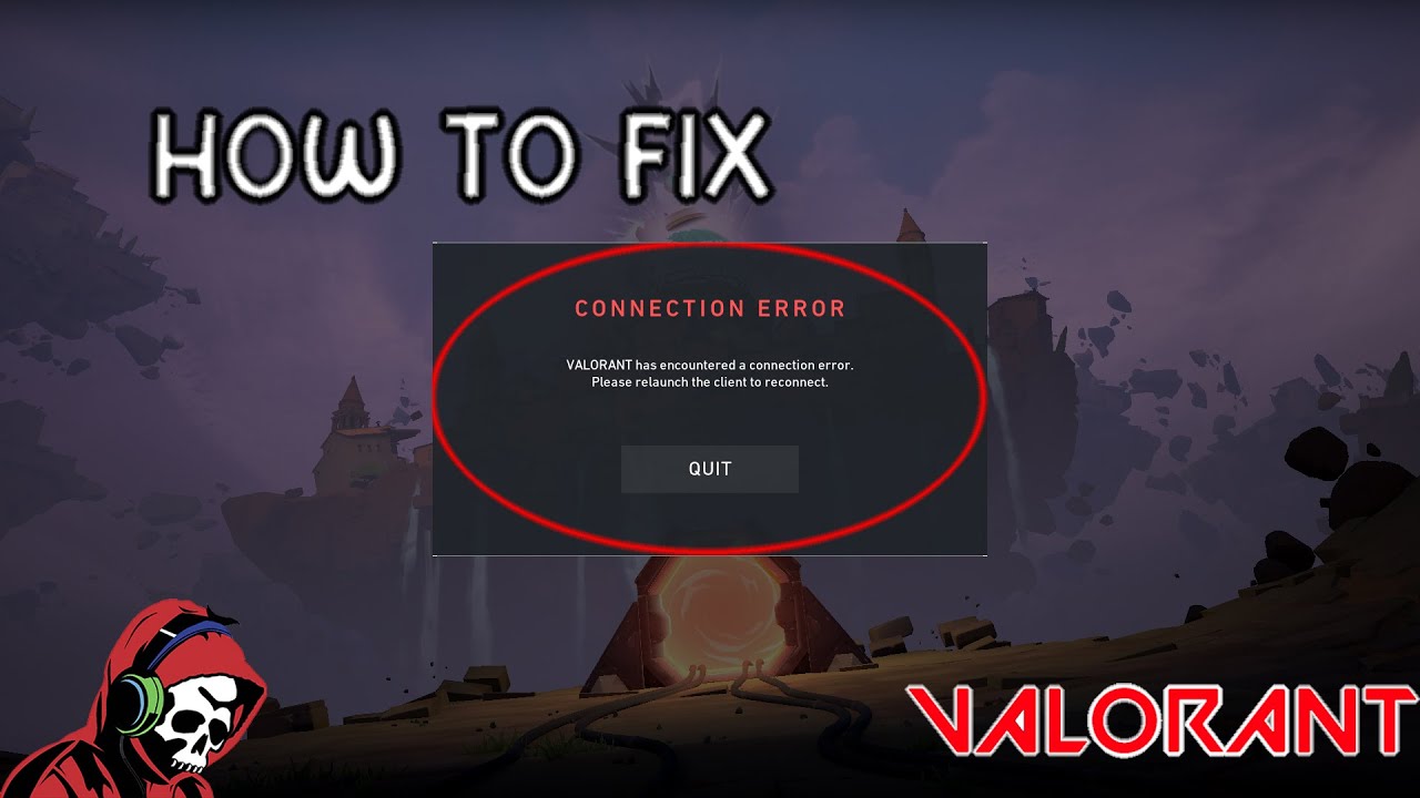 Guilded ошибка подключения к голосовому чату How to fix Valorant connection error 2021 - YouTube