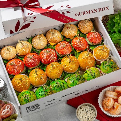 Gurman box ул королева 27б раменское фото BOX &laquo;Мини-бургеры&raquo;-Gurman Box
