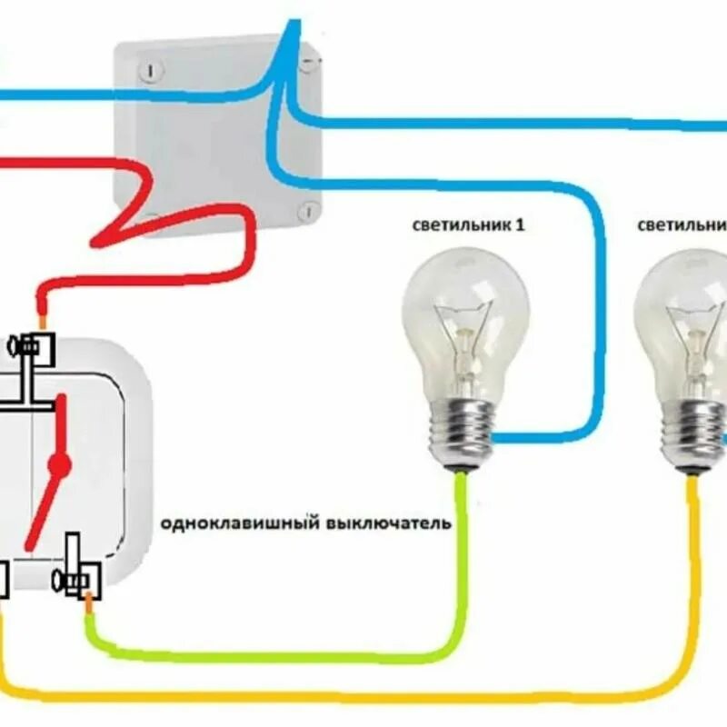 Gusi electric выключатель двухклавишный схема подключения Как подключить люстру к двухклавишному выключателю, с двумя и тремя проводами и 