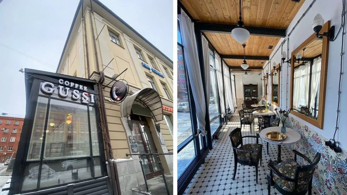 Gussi coffee ул карла маркса 74 фото В Омске открылась кофейня Gussi с посудой Dior и Gucci, 20 февраля 2022 года - 2
