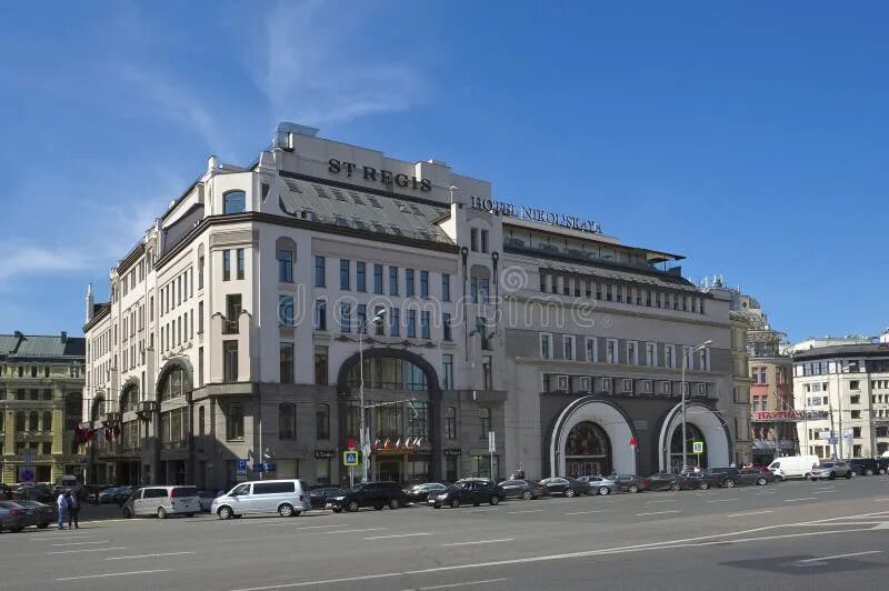 Gussi никольская ул 12 фото Nikolskaya Street in Moscow Editorial Stock Image - Image of sunny, russia: 8897