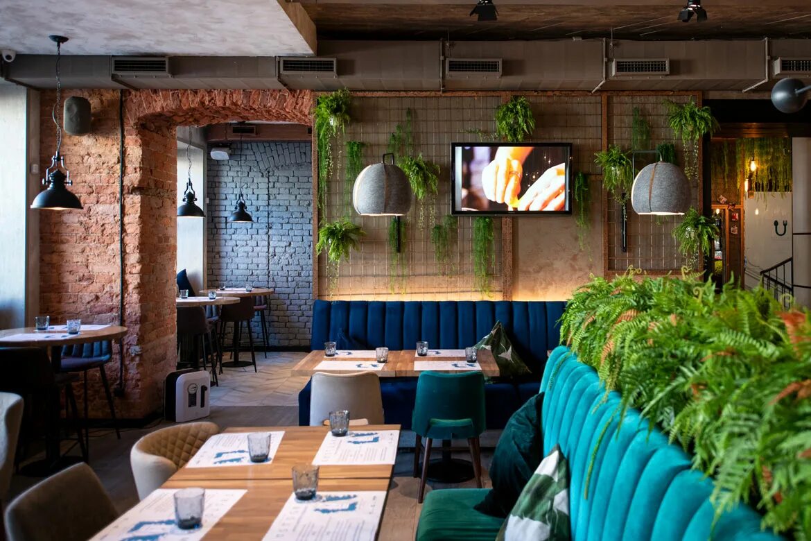 Gustogram невский просп 61 санкт петербург фото Примеры озеленения искусственными растениями компании "Альсид"