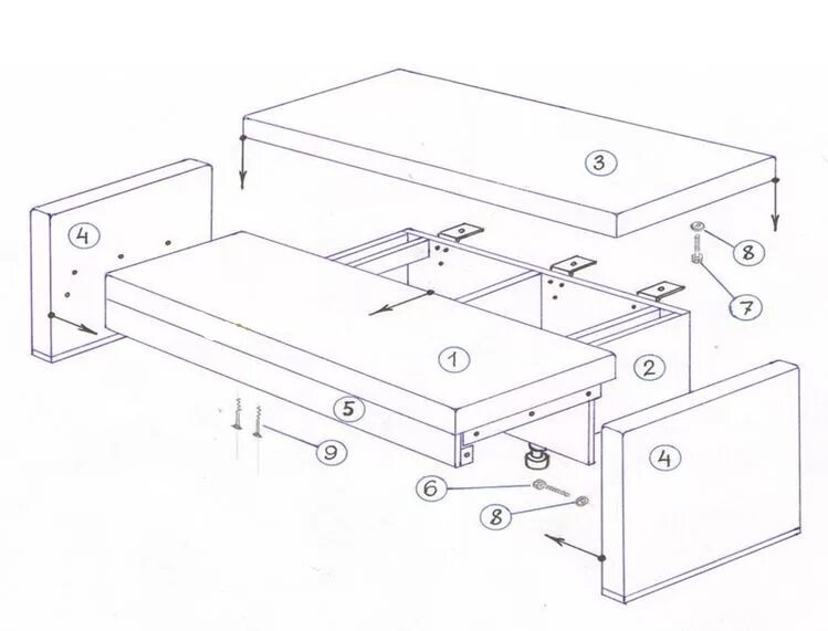 Gutmart диван инструкция по сборке Как собрать диван сборки