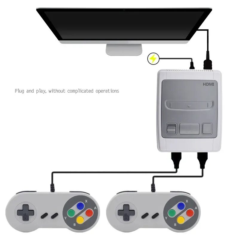 Gx max игровая приставка как подключить контролер Ретро Классическая семейная ТВ-видеоигровая консоль с HD-выходом, 621 встроенных