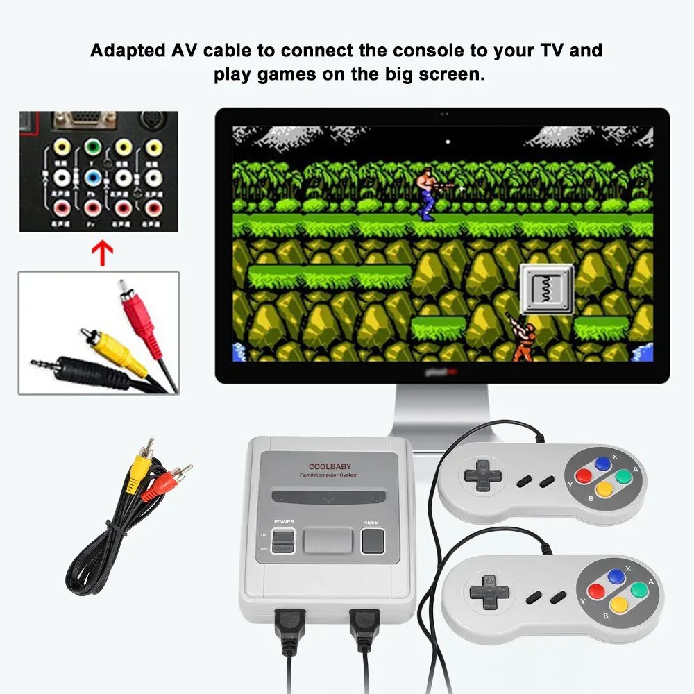 Gx max игровая приставка как подключить контролер 8 бит мини консоль ретро портативный игровой плеер семья ТВ Видео игровая консол