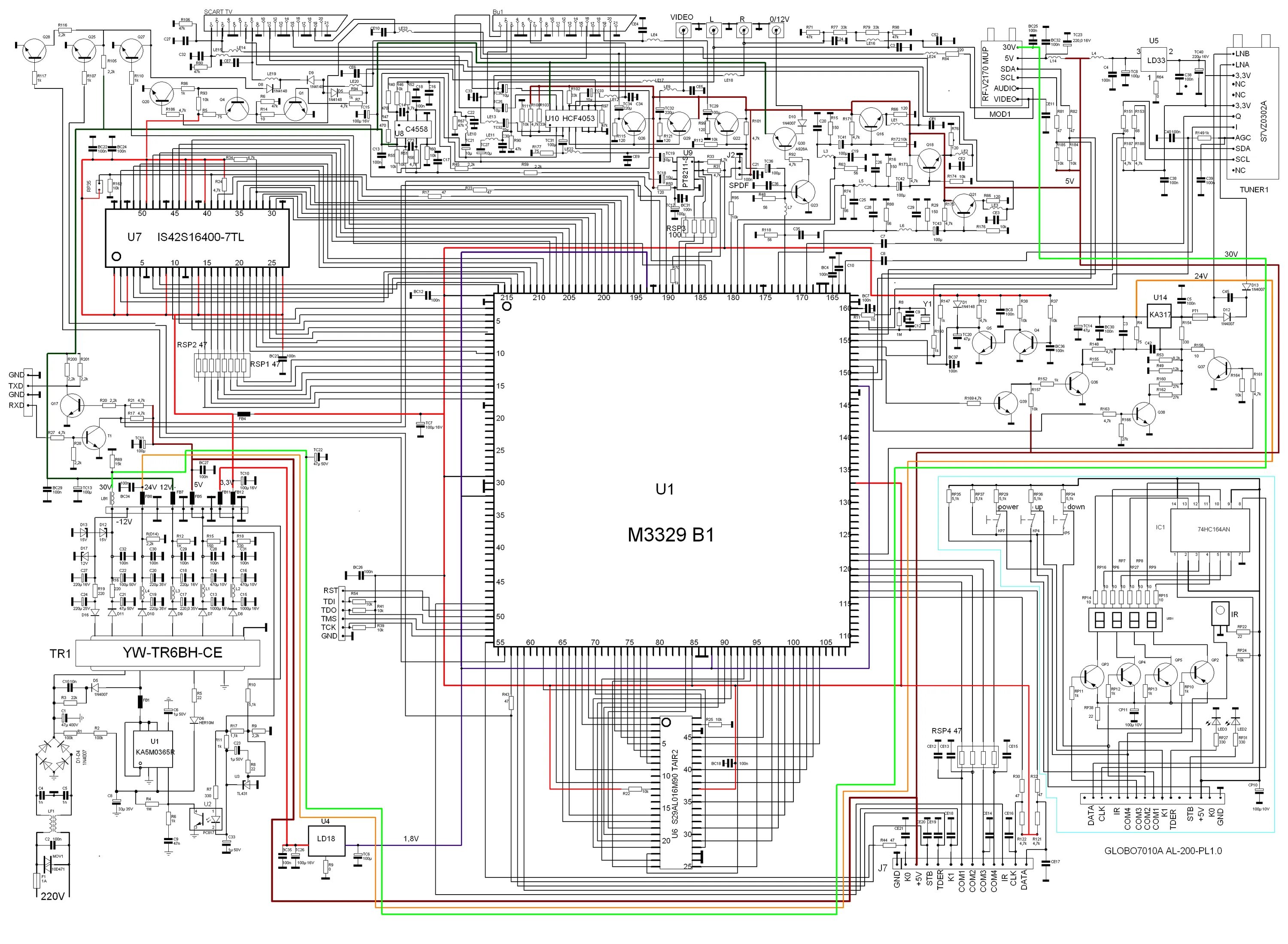 Gx3235s схема принципиальная электрическая Service manual : echolink ali b schema ALI B.GIF, service manual for echolink b 