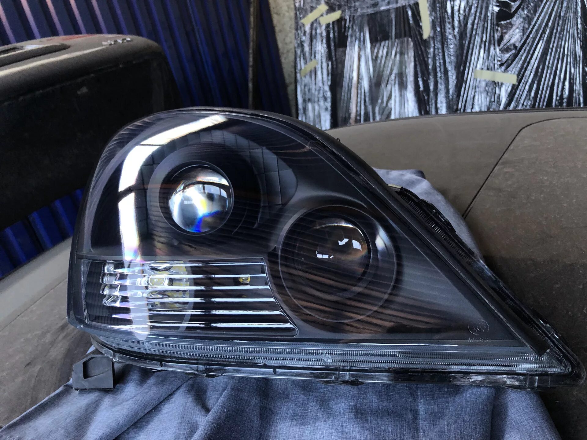 Gx470 тюнинг фар Процесс сборки фар Lexus GX470 Optima Bi-led adaptive x4 - DRIVE2