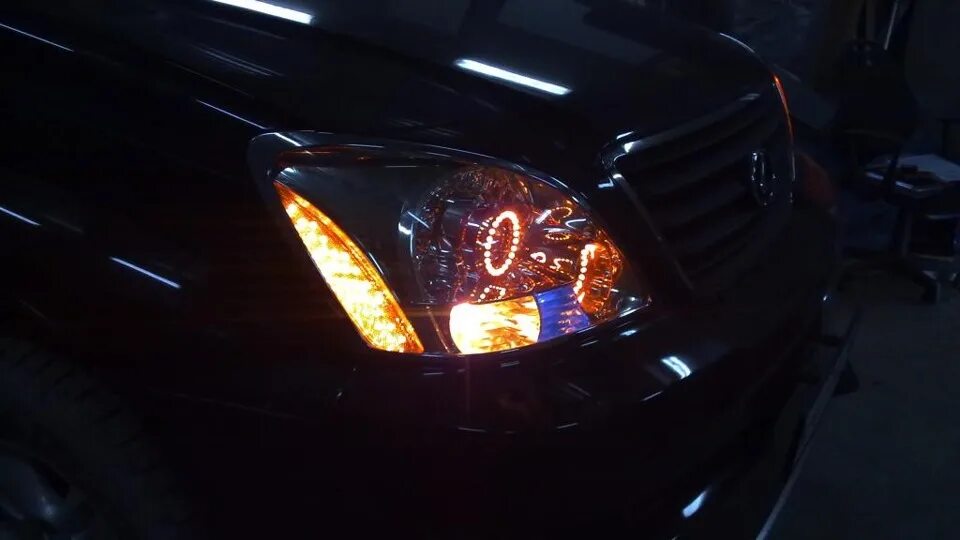 Gx470 тюнинг фар Lexus GX (UZJ120) 4.7 бензиновый 2004 Зверь на DRIVE2