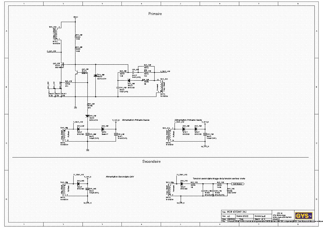 Gysmi 165 схема принципиальная электрическая GYSMI 165 INVERTER Service Manual download, schematics, eeprom, repair info for 