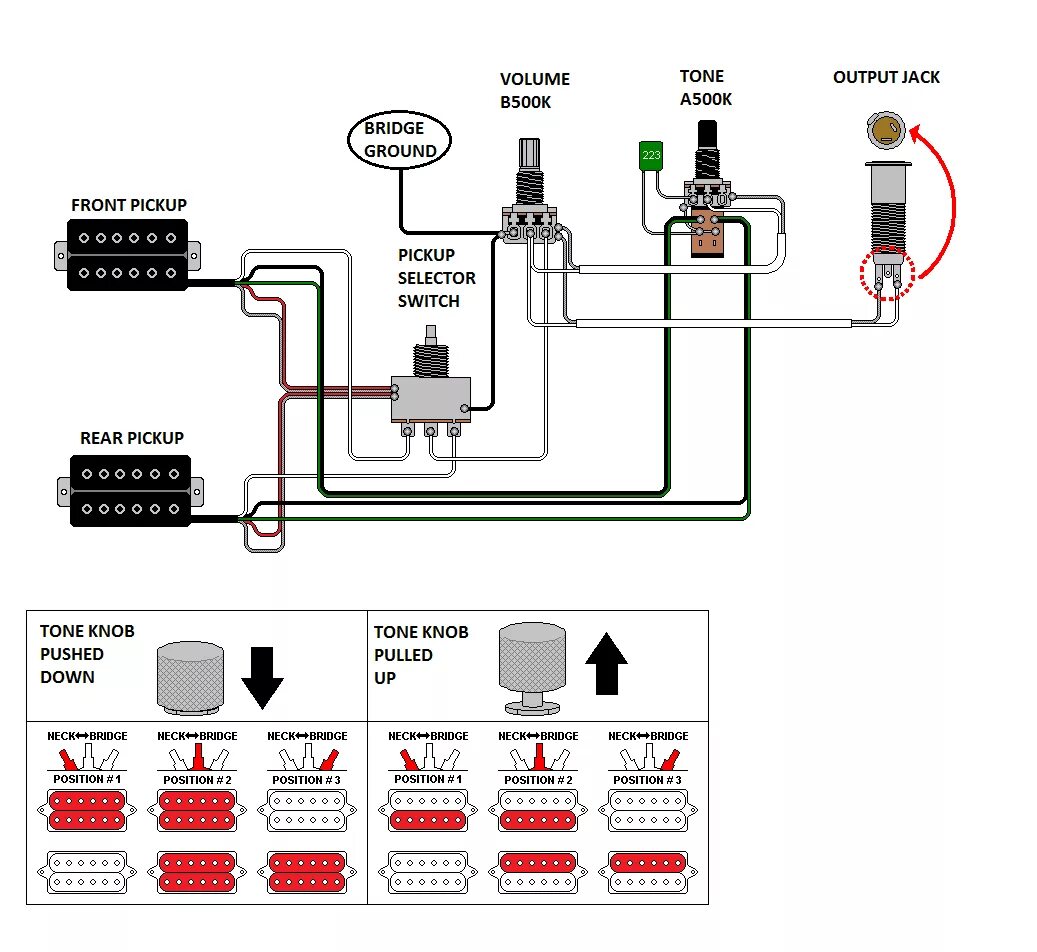 H h распайка Ibanez Wiring Diagram 5 Way Switch - Easywiring