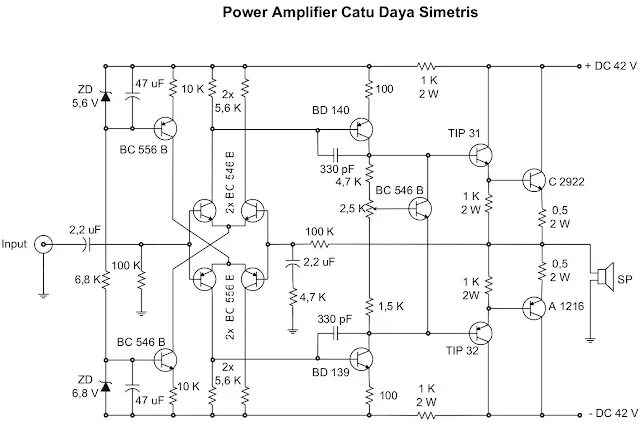 H схема усилитель skema power amplifier: Power Amplifier 180Watt