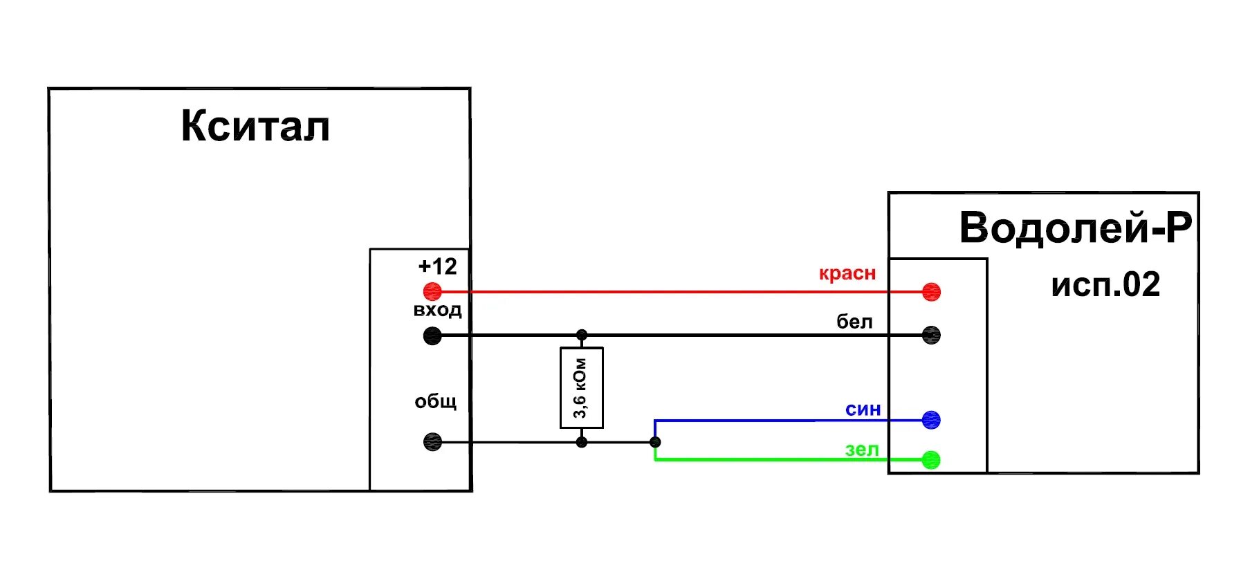 H2o контакт исп 2 схема подключения Водолей-Р исп.01/02 датчик протечки воды - цена