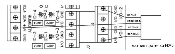 H2o контакт исп 2 схема подключения CBv2 5. Подключение внешних устройств - NetPing Документация