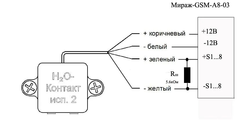 H2o контакт исп 2 схема подключения Миссия "Антизатопление"