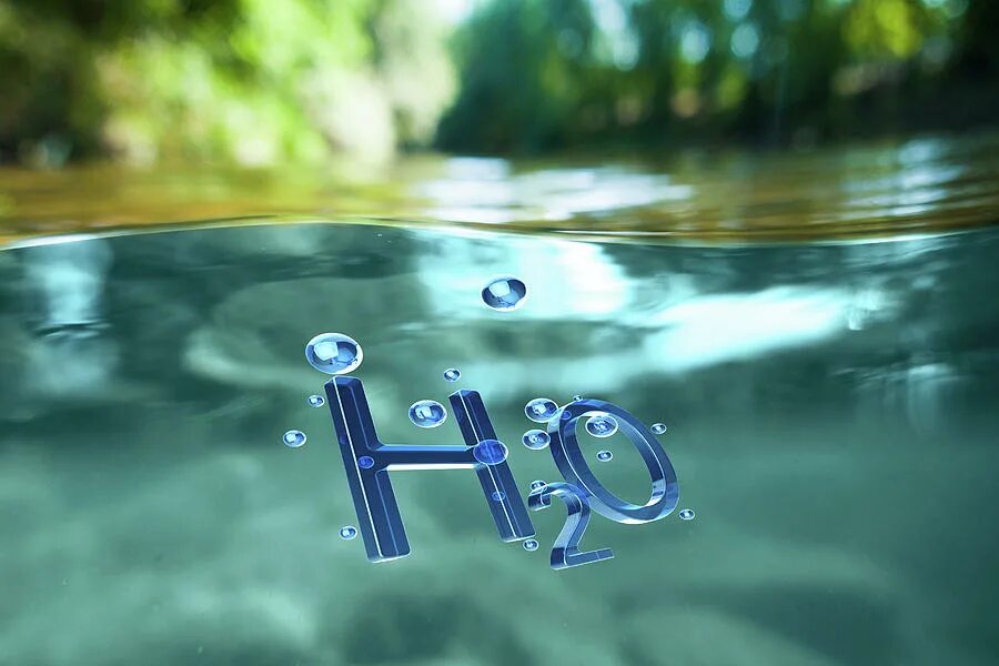 H2o вода фото The Chemical Symbol For Water by Science Photo Library