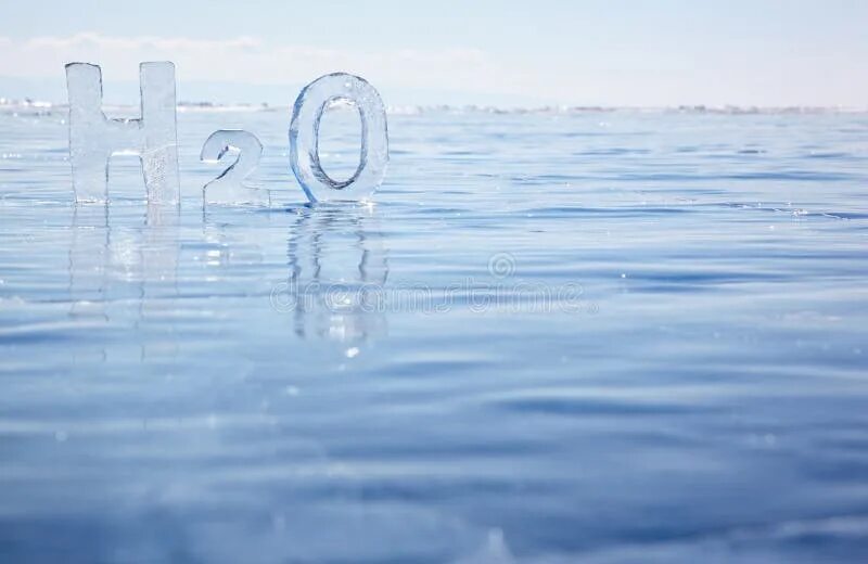H2o вода фото Chemical Formula of Water H2O Stock Photo - Image of environment, pole: 33518964