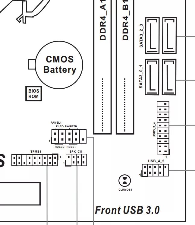 H310cm dvs подключение передней панели Ответы Mail.ru: Как называются разъемы на мат. плате ASRock h110-dgs r.3?