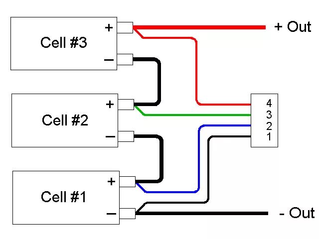 H3y 2 схема подключения Accessory board for 3 individual replaceable 18650 - Connectors, Components, and