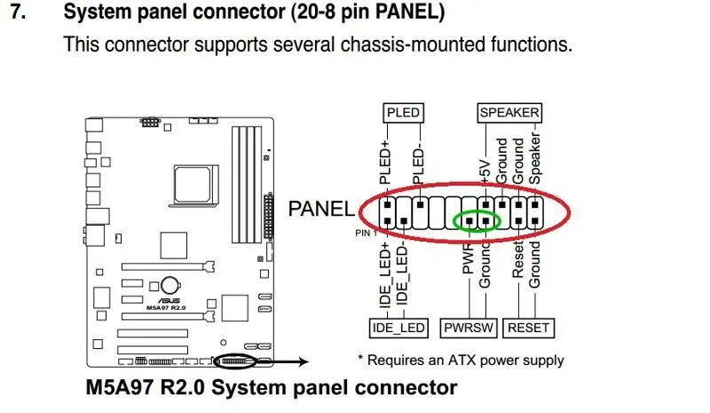 H510m k подключение передней панели Ответы Mail.ru: F Panel что куда подключить?