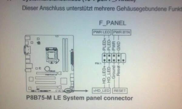 H61m k подключение передней панели Ответы Mail.ru: Материнская плата (подключение F Panel)