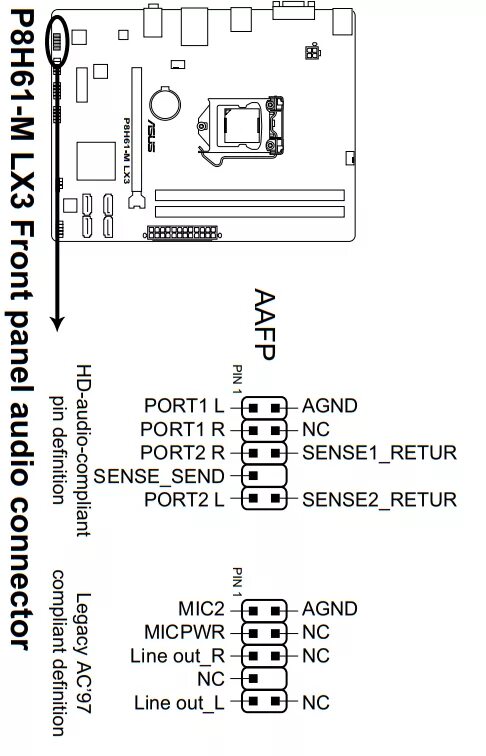 H61m k подключение передней панели Understand and buy hd audio front panel connector cheap online