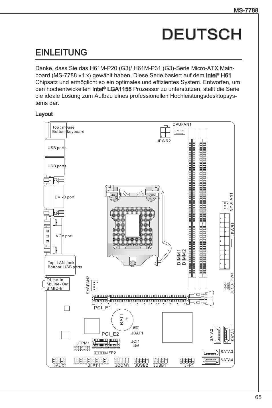 H61m p20 g3 подключение передней панели Gonfler Réussi faire semblant msi h61m p20 g3 power sw Rang Consentement Beaucou