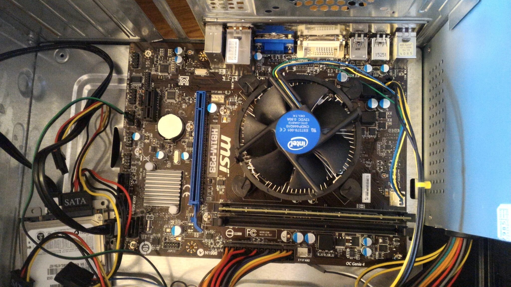 H81m p33 подключение кнопки включения Обзор от покупателя на Материнская плата MSI H81M-P33 (LGA1150, microATX) - инте