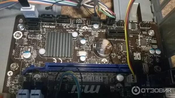 H81m p33 подключение кнопки включения Отзыв о Материнская плата MSI H81M-E33 Хорошая бюджетная плата