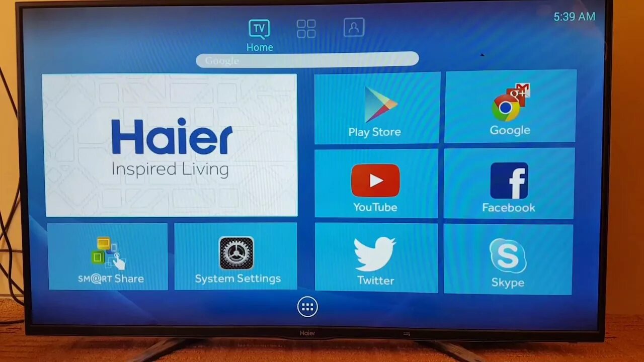 Haier tv как подключить телефон Hair U5000A Short Review - YouTube