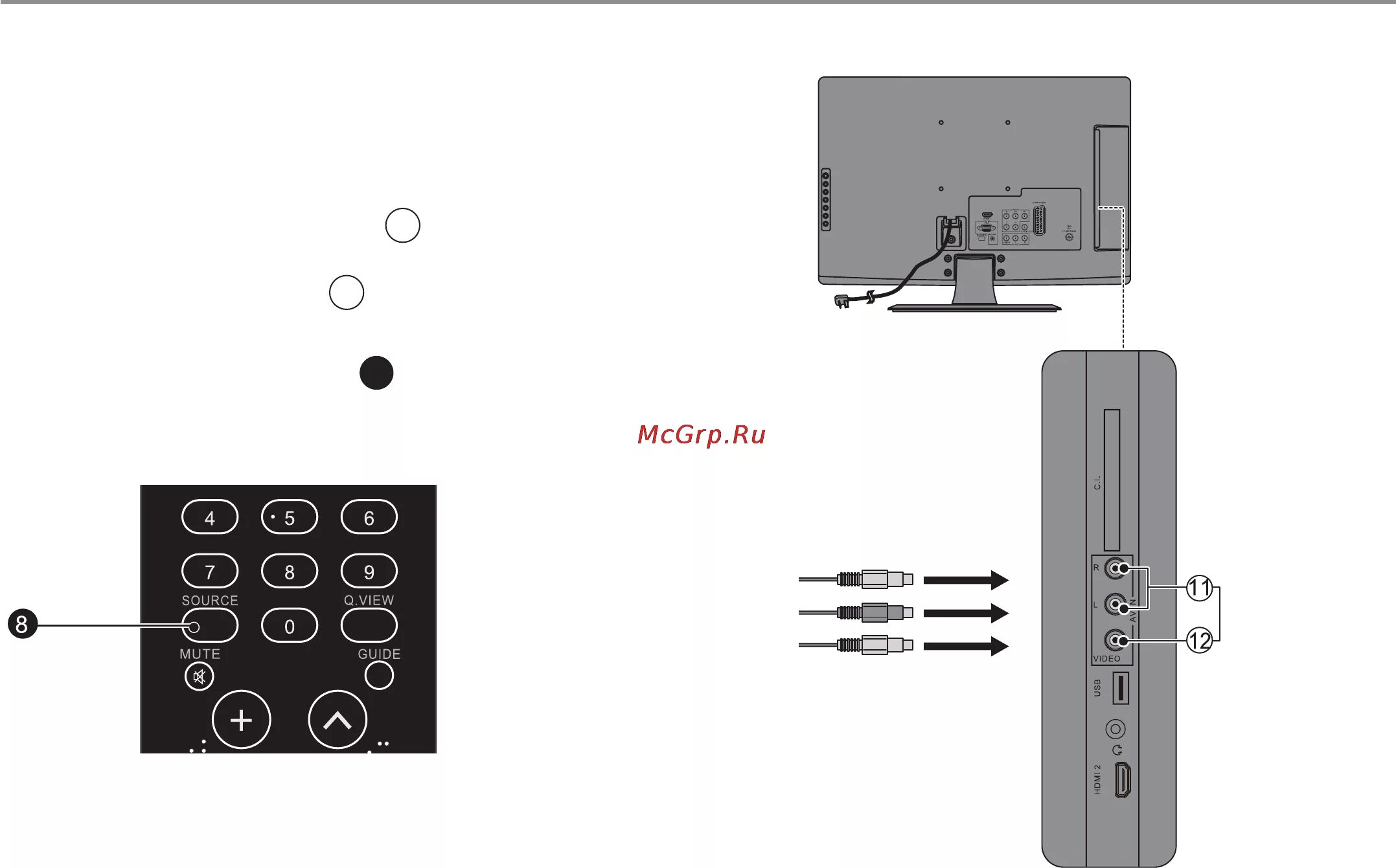 Haier tv как подключить телефон Haier LYF24 Z6 30/64 Подключение внешнего оборудования