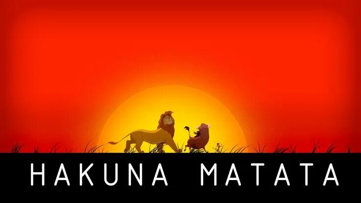 Hakuna matata скачать игра про фото торрент Hakuna Matata text overlay #movies The Lion King #Disney #sunset #Simba animated