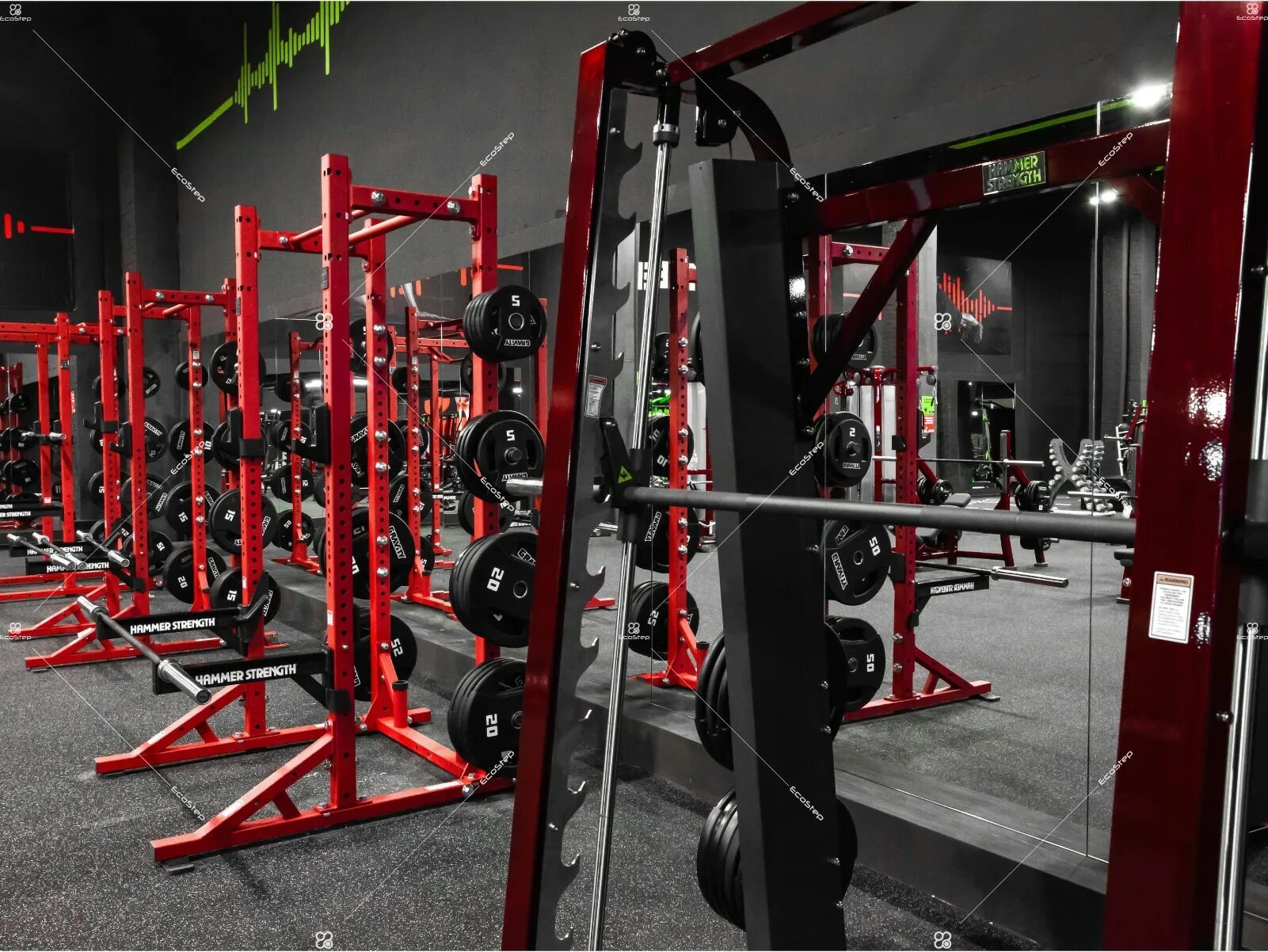 Hammer fitness club летняя ул 17 фото ЭкоСтеп Хаммер-Фит / Тренажерные/спортивные залы / Реализованные проекты