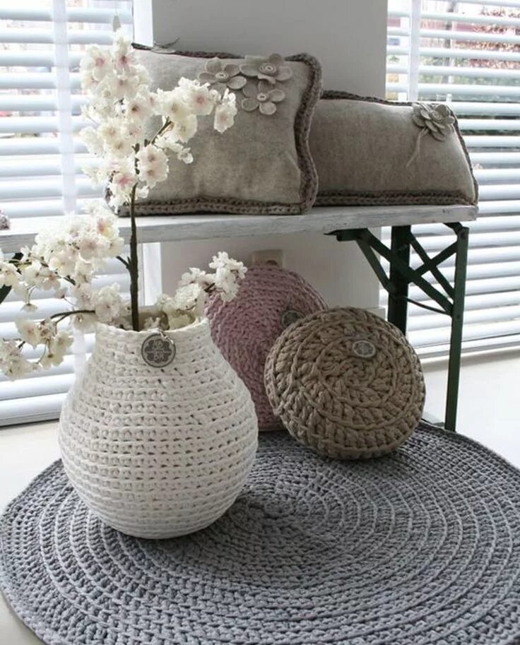 Handmade декор для дома Вязаные предметы интерьера в стиле бохо: Идеи и вдохновение в журнале Ярмарки Ма