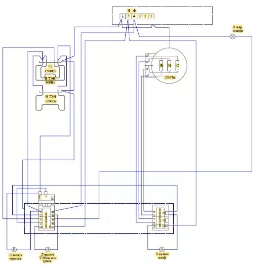 Hansa электросхема Запасные детали для комбинированных плит Ново-Вятка Кудесница мод. 026, мод. 130