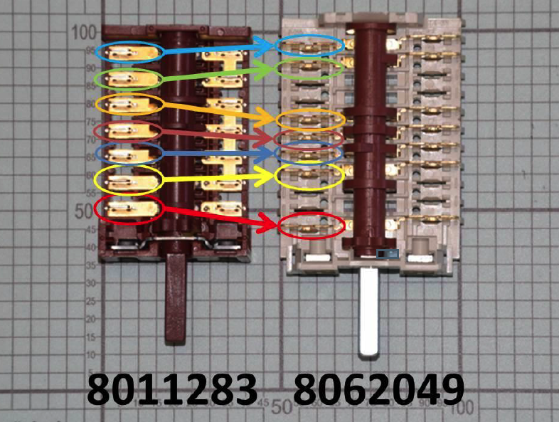 Hansa схемы подключения переключателей Как подключить переключатель духовки