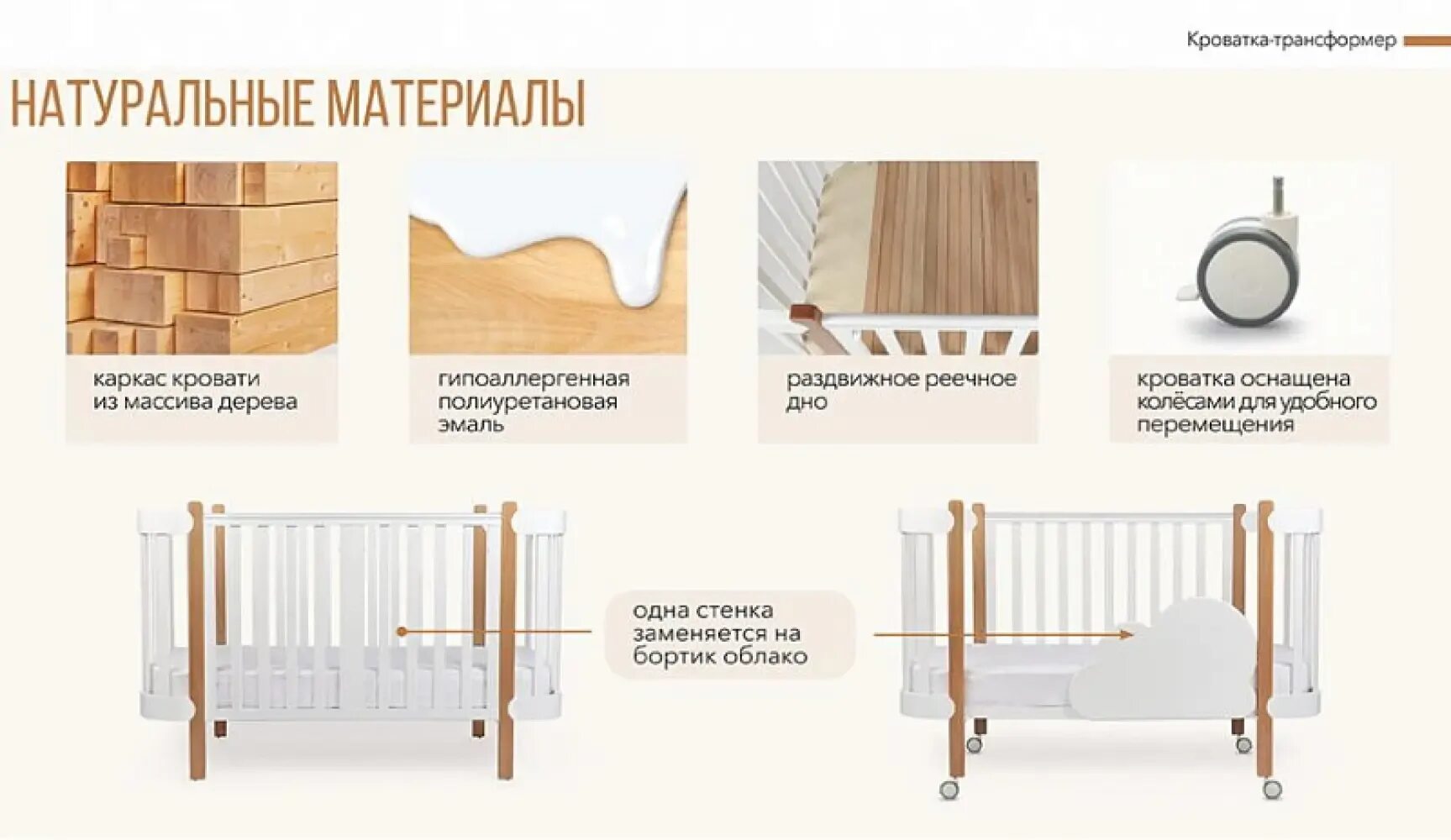 Happy baby mommy love инструкция по сборке Детская кроватка-трансформер Happy baby Mommy lux Белый купить в Москве по низки