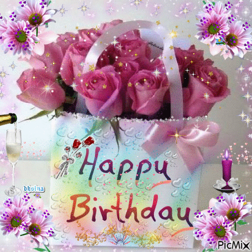 Happy birthday картинки красивые с пожеланиями happy birthday Happy birthday rose, Birthday wishes flowers, Happy birthday wish