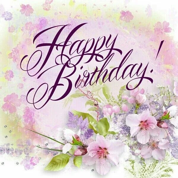 Happy birthday картинки красивые с пожеланиями The Number Happy Birthday Meme Birthday wishes flowers, Happy birthday greetings