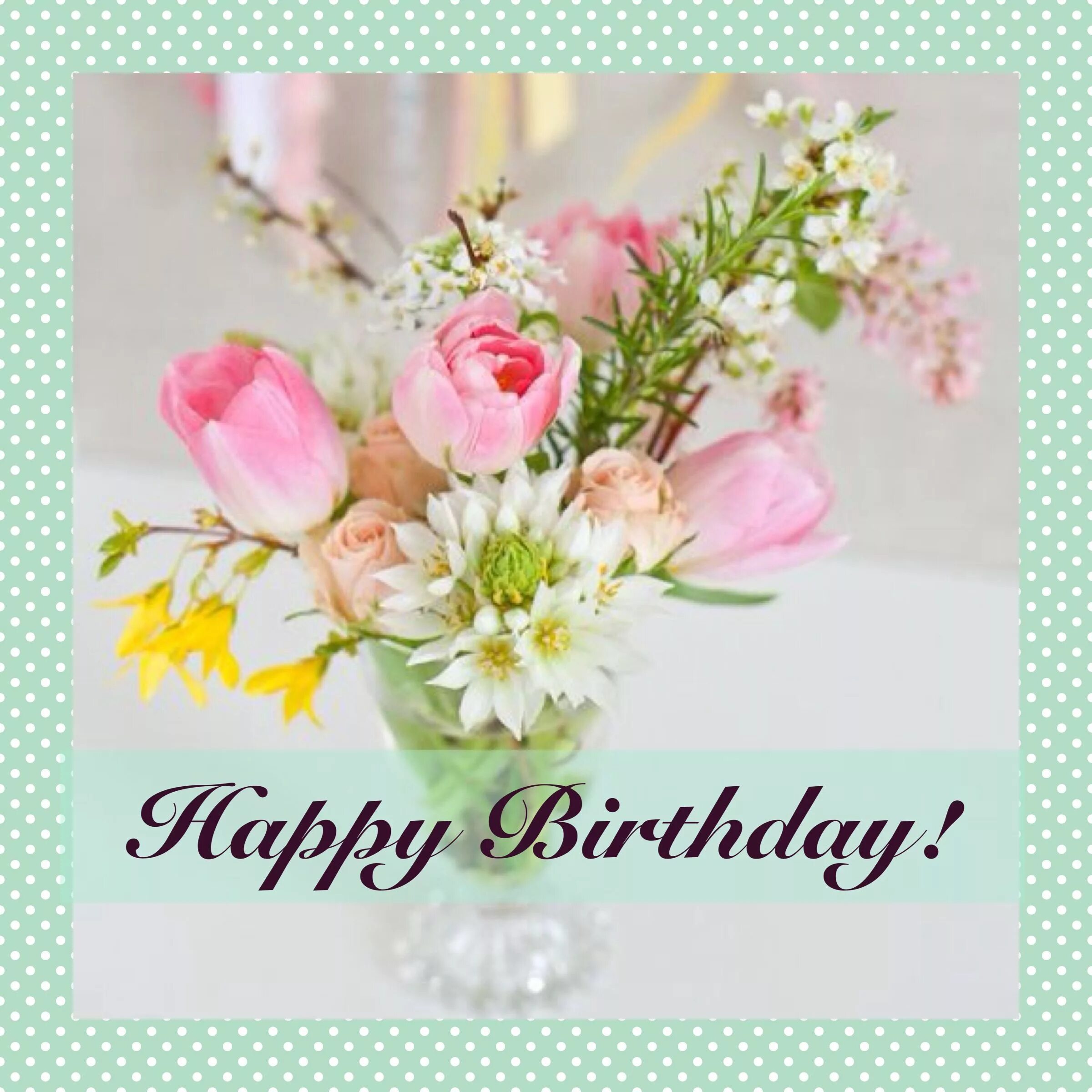 Happy birthday картинки красивые с пожеланиями happy birthday flowers Aniversario, Feliz aniversário, Parabéns