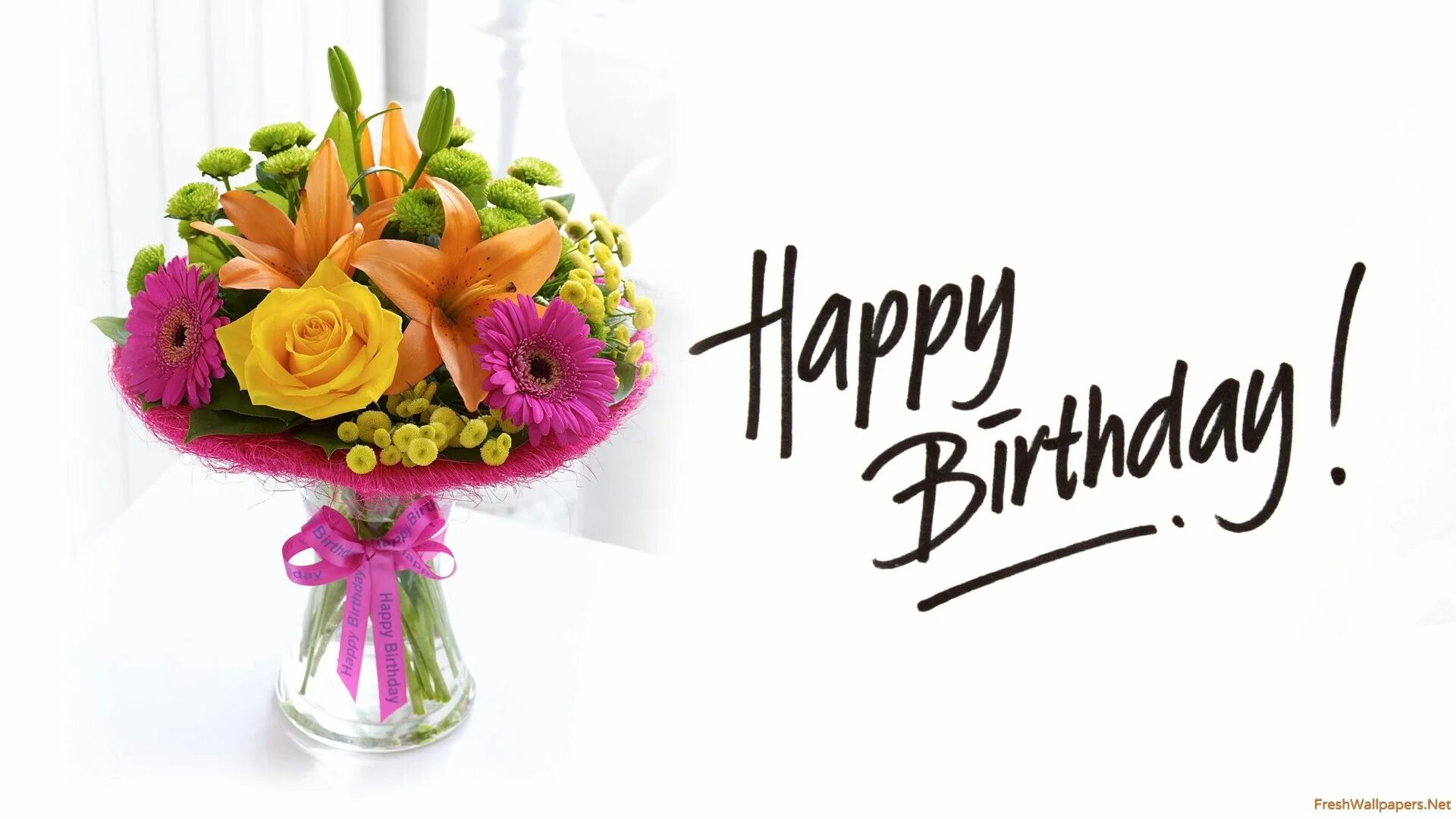 Happy birthday картинки красивые с пожеланиями happy birthday images HD Birthday wishes flowers, Happy birthday flowers wishes,